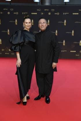 RECORD DATE NOT STATED Deutschen Fernsehpreis 2024 Tim Raue mit Frau Katharina beim Deutschen Fernsehpreis 2024 in den MMC Studios iin Köln Copyright: xEventpressxTimmx