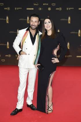 RECORD DATE NOT STATED Deutschen Fernsehpreis 2024 Alexander-Klaus Stecher mit Frau Judith Williams beim Deutschen Fernsehpreis 2024 in den MMC Studios iin Köln Copyright: xEventpressxTimmx