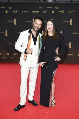 RECORD DATE NOT STATED Deutschen Fernsehpreis 2024 Alexander-Klaus Stecher mit Frau Judith Williams beim Deutschen Fernsehpreis 2024 in den MMC Studios iin Köln Copyright: xEventpressxTimmx