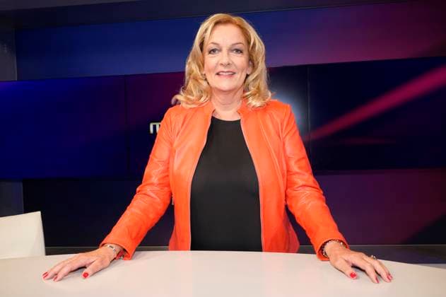 Bettina Tietjen in der ARD-Talkshow maischberger im Studio Berlin Adlershof. Berlin, 25.09.2024 *** Bettina Tietjen on the ARD talk show maischberger in Studio Berlin Adlershof Berlin, 25 09 2024 Foto:xT.xBartillax xFuturexImagex maischberger2509_4912