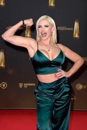 Daniela Katzenberger bei der Verleihung des Deutschen Fernsehpreises 2024 in den MMC Studios. Köln, 25.09.2024
