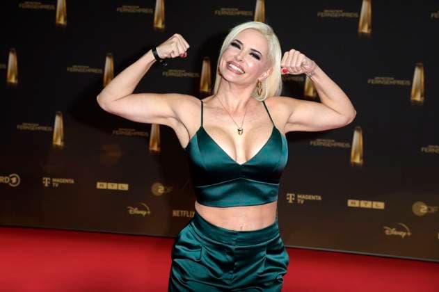 Daniela Katzenberger bei der Verleihung des Deutschen Fernsehpreises 2024 in den MMC Studios. Köln, 25.09.2024
