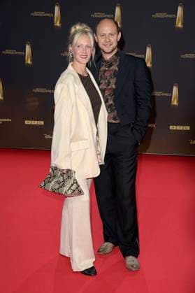 Anna Schudt mit Ehemann Moritz Führmann bei der Verleihung des Deutschen Fernsehpreises 2024 in den MMC Studios. Köln, 25.09.2024