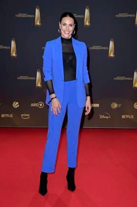 Esther Sedlaczek bei der Verleihung des Deutschen Fernsehpreises 2024 in den MMC Studios. Köln, 25.09.2024