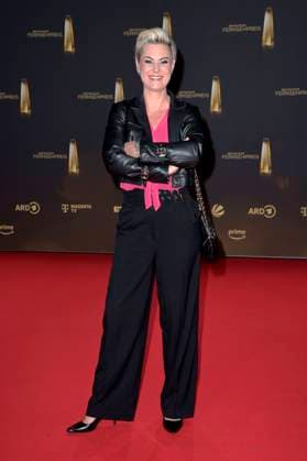Carola Holzner bei der Verleihung des Deutschen Fernsehpreises 2024 in den MMC Studios. Köln, 25.09.2024