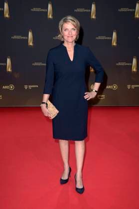 Marietta Slomka bei der Verleihung des Deutschen Fernsehpreises 2024 in den MMC Studios. Köln, 25.09.2024