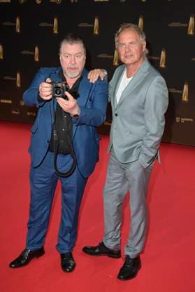 Armin Rohde und Uwe Ochsenknecht bei der Verleihung des Deutschen Fernsehpreises 2024 in den MMC Studios. Köln, 25.09.2024