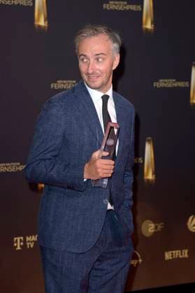 Jan Böhmermann bei der Verleihung des Deutschen Fernsehpreises 2024 in den MMC Studios. Köln, 25.09.2024