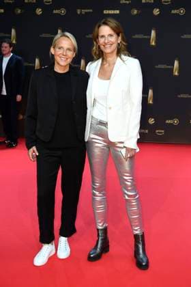 Friederike Kromp und Katrin Mueller-Hohenstein bei der Verleihung vom Deutschen Fernsehpreis am 25.09.2024 in Koeln Deutscher Fernsehpreis Verleihung 2024 in Koeln