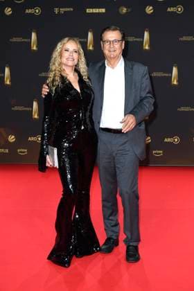 Katja Burkard und Hans Mahr bei der Verleihung vom Deutschen Fernsehpreis am 25.09.2024 in Koeln Deutscher Fernsehpreis Verleihung 2024 in Koeln