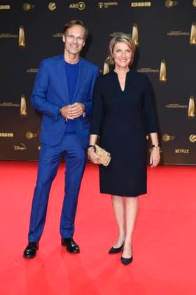 Wulf Schmiese und Marietta Slomka bei der Verleihung vom Deutschen Fernsehpreis am 25.09.2024 in Koeln Deutscher Fernsehpreis Verleihung 2024 in Koeln