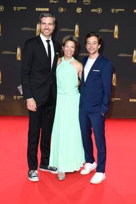 Ingo Zamperoni, Anna Planken und Tobias Krell bei der Verleihung vom Deutschen Fernsehpreis am 25.09.2024 in Koeln Deutscher Fernsehpreis Verleihung 2024 in Koeln