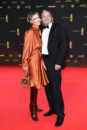 Stefan Juergens und Boriana Rosenmueller bei der Verleihung vom Deutschen Fernsehpreis am 25.09.2024 in Koeln Deutscher Fernsehpreis Verleihung 2024 in Koeln