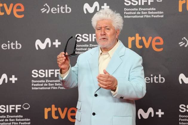 Pedro Almodovar receives the Donostia Award in recognition of his career Director Pedro Almodovar poses at the photocall upon his arrival at the Donostia Award ceremony at the San Sebastian Film Festival, September 26, 2024, in San Sebastian, Guipuzcoa, Basque Country Spain Almodovar collected the Donostia Award in recognition of his career at a gala after which his first feature film in English The Next Room, for which he won the Golden Lion at the 81st Venice International Film Festival, was screened DONOSTIA AWARD SAN SEBASTIAN FESTIVAL CINEMA DIRECTOR Raú San Sebastian San Sebastian San Sebastian Espana  Copyright: xRaulxTerrelx 6238193