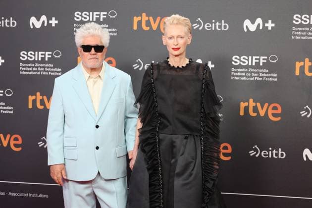 Pedro Almodóvar receives the Donostia Award in recognition of his career Director Pedro Almodóvar and actress Tilda Swinton at the photocall upon their arrival at the Donostia Award ceremony at the San Sebastian Film Festival, September 26, 2024, in San Sebastian, Guipuzcoa, Basque Country Spain Almodovar collected the Donostia Award in recognition of his career at a gala after which his first feature film in English The Next Room, for which he won the Golden Lion at the 81st Venice International Film Festival, was screened DONOSTIA AWARD SAN SEBASTIAN FESTIVAL FILM DIRECTOR Raú San Sebastian San Sebastian San Sebastian Spain  Copyright: xRaulxTerrelx 6238238