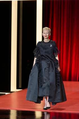 San Sebastian Film Festival - Pedro Almodovar Awarded Tilda Swinton attends the delivery of the Donosti Award to Pedro Almodovar during 72nd San Sebastian International Film Festival at Kursaal Palace on September 26, 2024 in Donostia San Sebastian, Spain Photo by ABACAPRESS.COM San Sebastian Euskadi Spain  Copyright: xABACAx