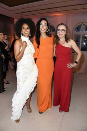 RECORD DATE NOT STATED BRIGITTE AWARD 2024 Aminata Belli, Tijen Onaran und Sigrid Evelyn Nikutta beim BRIGITTE AWARD 2024 in der Bertelsmann Hauptstadtrepräsentanz in Berlin. Copyright: xEventpressxBerndtx