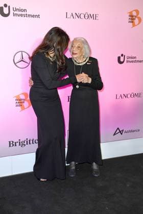 RECORD DATE NOT STATED BRIGITTE AWARD 2024 Iris Berben und Margot Friedländer beim BRIGITTE AWARD 2024 in der Bertelsmann Hauptstadtrepräsentanz in Berlin. Copyright: xEventpressxBerndtx