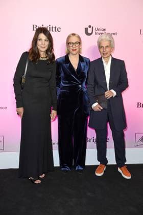 RECORD DATE NOT STATED BRIGITTE AWARD 2024 Iris Berben, Susanna Riethmüller (Chefredakteurin BRIGITTE), Dr. Marie-Agnes Strack-Zimmermann beim BRIGITTE AWARD 2024 in der Bertelsmann Hauptstadtrepräsentanz in Berlin. Copyright: xEventpressxBerndtx