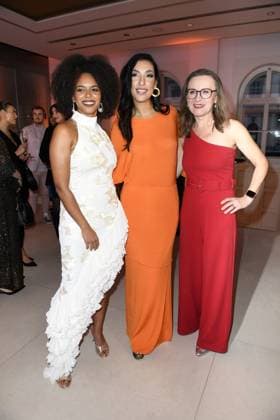 RECORD DATE NOT STATED BRIGITTE AWARD 2024 Aminata Belli, Tijen Onaran und Sigrid Evelyn Nikutta beim BRIGITTE AWARD 2024 in der Bertelsmann Hauptstadtrepräsentanz in Berlin. Copyright: xEventpressxBerndtx