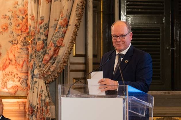 **NO WEB AND NEWSPAPERS ONLY FOR ITALY** International Magna Grecia Award to HSH Albert II of Monaco. In the photo: HSH Albert II of Monaco  Copyright: xRomax xipa-agency.netx xRomax IPA_Agency_IPA50087930
