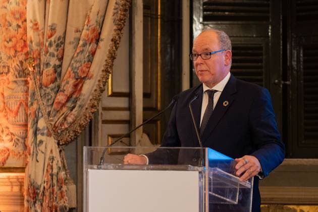 **NO WEB AND NEWSPAPERS ONLY FOR ITALY** International Magna Grecia Award to HSH Albert II of Monaco. In the photo: HSH Albert II of Monaco  Copyright: xRomax xipa-agency.netx xRomax IPA_Agency_IPA50087932