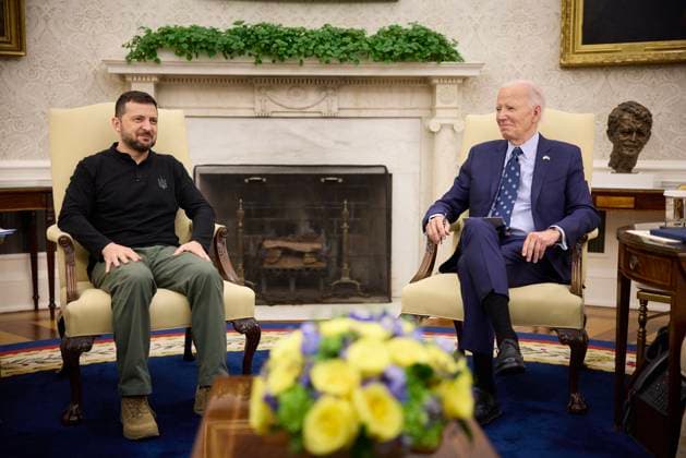 Ukrainian President Volodymyr Zelensky meets with U S President Joe Biden at the White House in Washington Ukrainian President Volodymyr Zelensky meets with U S President Joe Biden at the White House in Washington, September 26, 2024 Ukraine Presidencyvia Bestimage Ukrainian President Volodymyr Zelensky meets with U S President Joe Biden at the White House in Washington, September 26, 2024 Washington Etats Unis  Copyright: xUkrainexPresidencyxviaxBestimagexUkrainexPresidencyxviaxBestimagex