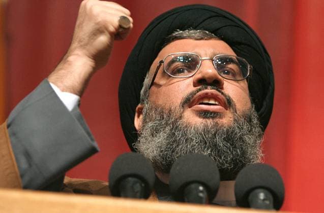 Israeli Military Says Hezbollah Leader Hassan Nasrallah Killed File photo - Hizbollah leader, Sayyed Hassan Nasrallah, delivers a speech during the 14th commemoration of the death of his predecessor, Sheik Abbas Musawi, in Beirut, Lebanon, on February 16, 2006. The Israeli military claims that Hassan Nasrallah, secretary-general of Hezbollah, was killed in Friday’s airstrike in Beirut, Lebanon. Hezbollah has not yet commented. Photo by Michael Dohrn ABACAPRESS.COMÊ Beirut Lebanon  Copyright: xDohrnxMichael ABACAx