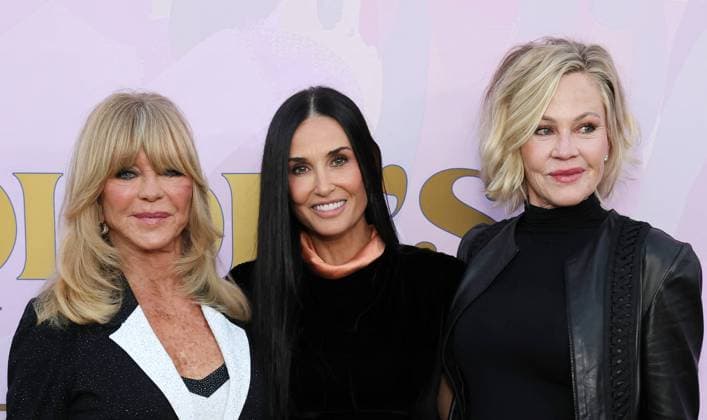 Bilder des Jahres 2024, Entertainment 09 September Entertainment Themen der Woche KW39 The Goldie Hawn Foundation Celebrates 20th Anniversary Of MindUP Gala Goldie Hawn, Demi Moore, Melanie Griffith, At The Goldie Hawn Foundation Celebrates 20th Anniversary Of MindUP Gala at Ron Burkle’s Greenacres in Beverly Hills, CA, USA on September 27 2024. Photo by Fati S ABACAPRESS.COM Beverly Hills CA United States  Copyright: xFatixSadou ABACAPRESS.COMx
