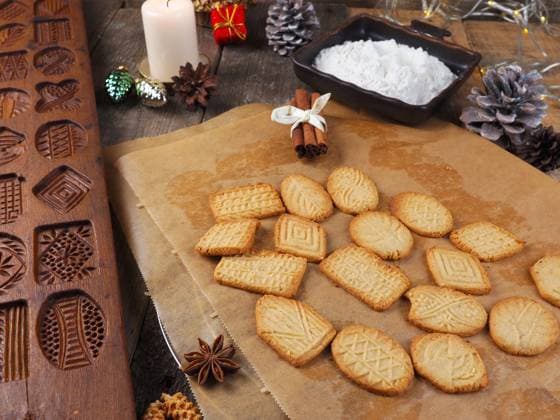 Christmas time, Spekulatius cookies baking, Advent time, Christmas baking, seasonal food RECORD DATE NOT STATED
