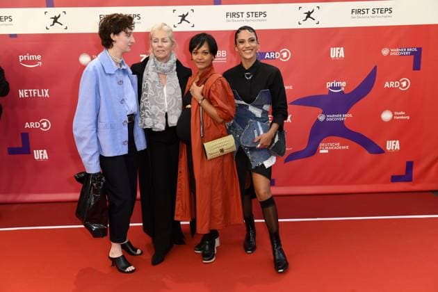 RECORD DATE NOT STATED Verleihung FIRST STEPS 2024 Julia Windischbauer, Marika George, Ponny Distakul und Amal Keller (Götz-George-Nachwuchspreis) bei der Verleihung FIRST STEPS 2024 im Theater des Westens in Berlin. Copyright: xEventpressxBerndtx
