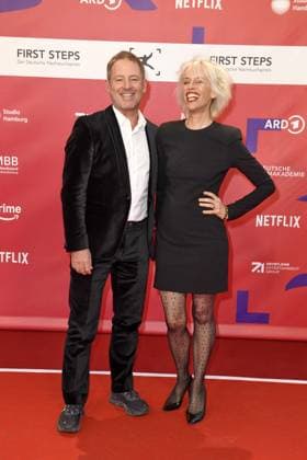 RECORD DATE NOT STATED Verleihung FIRST STEPS 2024 Florian Gallenberger und Katja Eichinger bei der Verleihung FIRST STEPS 2024 im Theater des Westens in Berlin. Copyright: xEventpressxBerndtx