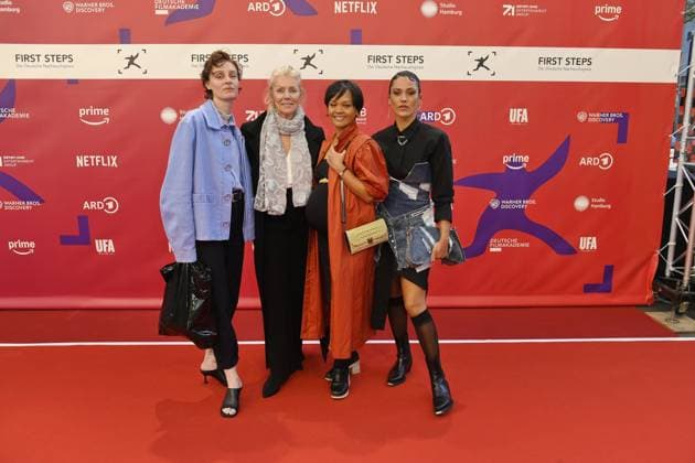 RECORD DATE NOT STATED Verleihung FIRST STEPS 2024 Julia Windischbauer, Marika George, Ponny Distakul und Amal Keller (Götz-George-Nachwuchspreis) bei der Verleihung FIRST STEPS 2024 im Theater des Westens in Berlin. Copyright: xEventpressxBerndtx