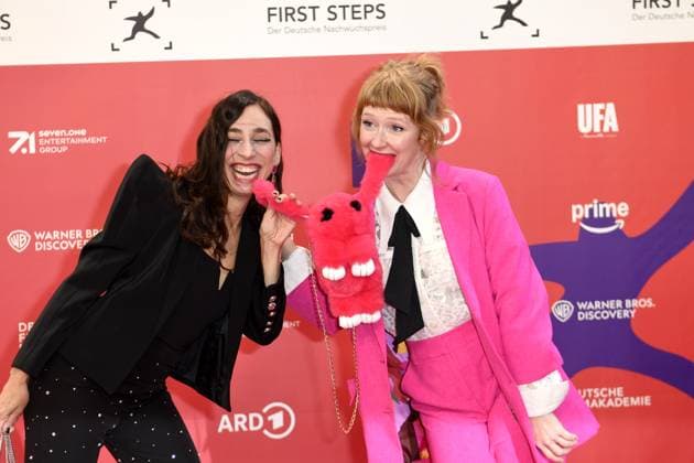 RECORD DATE NOT STATED Verleihung FIRST STEPS 2024 Carola Schuler und Sarah Bauerett bei der Verleihung FIRST STEPS 2024 im Theater des Westens in Berlin. Copyright: xEventpressxBerndtx