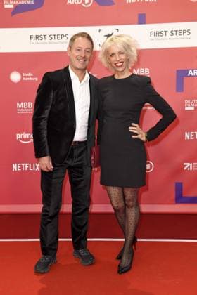 RECORD DATE NOT STATED Verleihung FIRST STEPS 2024 Florian Gallenberger und Katja Eichinger bei der Verleihung FIRST STEPS 2024 im Theater des Westens in Berlin. Copyright: xEventpressxBerndtx