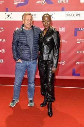 RECORD DATE NOT STATED Verleihung FIRST STEPS 2024 Nico Hofmann und Florence Kasumba bei der Verleihung FIRST STEPS 2024 im Theater des Westens in Berlin. Copyright: xEventpressxBerndtx