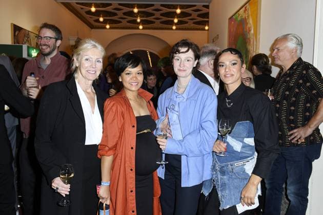 RECORD DATE NOT STATED Verleihung FIRST STEPS 2024 Marika George, Ponny Distakul, Julia Windischbauer und Amal Keller (Götz-George-Nachwuchspreis) bei der Verleihung FIRST STEPS 2024 im Theater des Westens in Berlin. Copyright: xEventpressxBerndtx