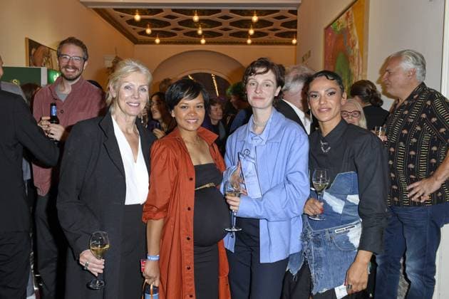 RECORD DATE NOT STATED Verleihung FIRST STEPS 2024 Marika George, Ponny Distakul, Julia Windischbauer und Amal Keller (Götz-George-Nachwuchspreis) bei der Verleihung FIRST STEPS 2024 im Theater des Westens in Berlin. Copyright: xEventpressxBerndtx