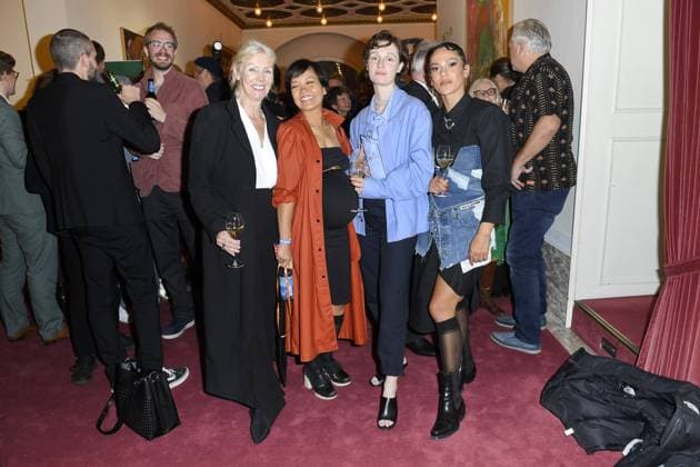 RECORD DATE NOT STATED Verleihung FIRST STEPS 2024 Marika George, Ponny Distakul, Julia Windischbauer und Amal Keller (Götz-George-Nachwuchspreis) bei der Verleihung FIRST STEPS 2024 im Theater des Westens in Berlin. Copyright: xEventpressxBerndtx