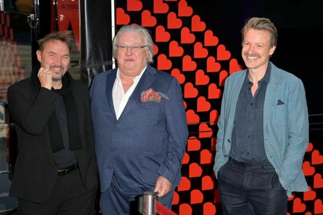 Thomas Arnold, Bernd Stegemann und Max von Pufendorf bei der 25. Verleihung der First Steps Awards 2024 im Theater des Westens. Berlin, 30.09.2024