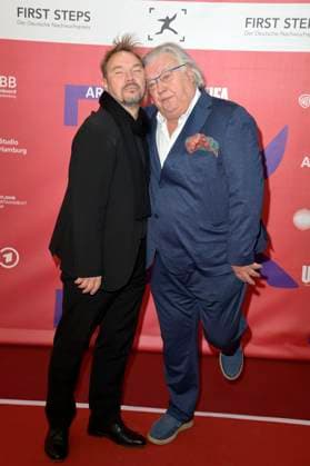 Thomas Arnold und Bernd Stegemann bei der 25. Verleihung der First Steps Awards 2024 im Theater des Westens. Berlin, 30.09.2024