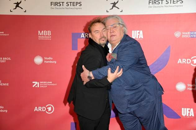 Thomas Arnold und Bernd Stegemann bei der 25. Verleihung der First Steps Awards 2024 im Theater des Westens. Berlin, 30.09.2024