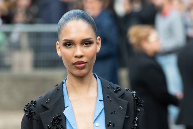 PFW Miu Miu Arrivals Nara Aziza Smith attending the Miu Miu Womenswear Spring-Summer 2025 show as part of Paris Fashion Week, in Paris, France on October 01, 2024. Photo by Aurore Marechal ABACAPRESS.COM Paris France  Copyright: xMarechalxAurore ABACAx