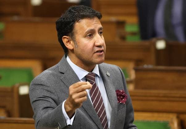 October 3, 2024, Ottawa, On, Canada: Minister of Justice and Attorney General of Canada Arif Virani rises during Question Period in the House of Commons on Parliament Hill in Ottawa, Thursday, Oct. 3, 2024. Ottawa Canada  - ZUMAc35_ 20241003_zaf_c35_105 Copyright: xPatrickxDoylex