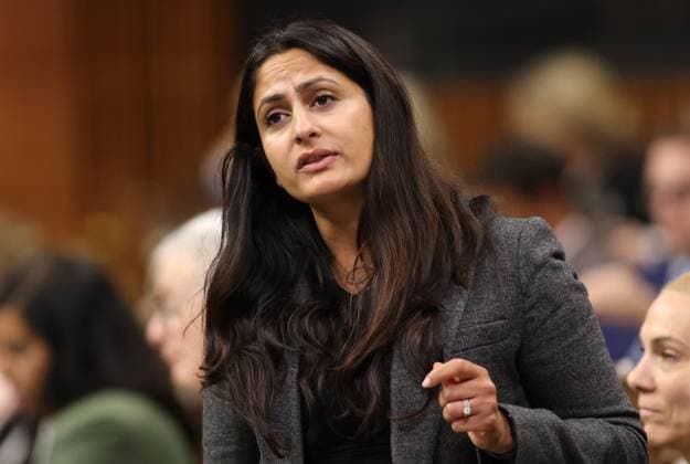 October 3, 2024, Ottawa, On, Canada: Minister of Diversity, Inclusion and Persons with Disabilities Kamal Khera rises during Question Period in the House of Commons on Parliament Hill in Ottawa, Thursday, Oct. 3, 2024. Ottawa Canada  - ZUMAc35_ 20241003_zaf_c35_108 Copyright: xPatrickxDoylex