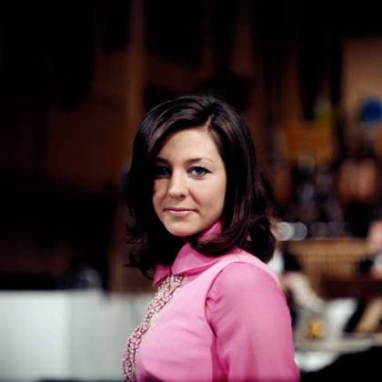 GALA-ABEND DER SCHALLPLATTE 1969 Gala-Abend der Schallplatte 1969, Aufzeichnung vom SFB, Grosser Sendesaal, Berlin, Bild bei den Proben: Dorthe, aka Dorthe Kollo, dänische Sängerin, Berlin Deutschland Copyright: ArthurxGrimm AGR_82021021 EDITORIAL USE ONLY
