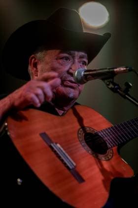 Eliades Ochoa concert at La Riviera Guitarist and singer Eliades Ochoa performs at La Riviera, October 6, 2024, in Madrid Spain Ochoa is a Cuban artist and one of the stars of the Buena Vista Social Club, as well as leader of Cuarteto Patria 06 OCTOBER 2024 ELIADES OCHOA Madrid Madrid Madrid Spain  Copyright: xRicardoxRubiox 6261611