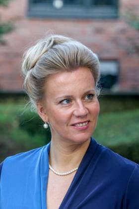 Ina Brandes (CDU), Ministerin für Kultur und Wissenschaft des Landes Nordrhein-Westfalen besucht den Geschichtsort Villa ten Hampel. Münster, Nordrhein-Westfalen, DEU, Deutschland, 07.10.2024