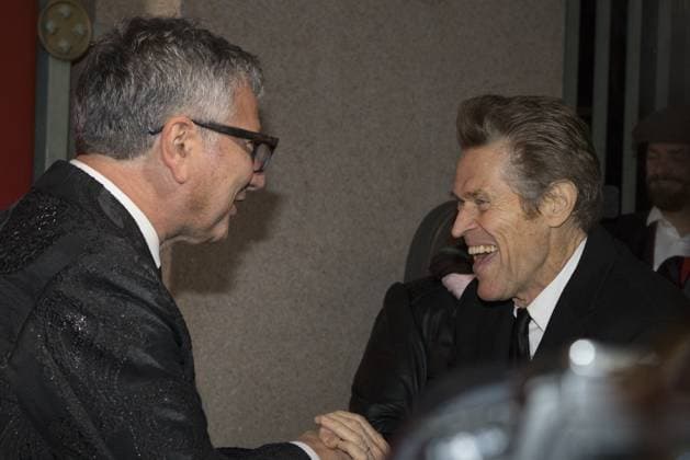 Event Dedicated To Martin Scorsese Red Carpet - Turin American actor Willem Dafoe arrives on red carpet during event dedicated to Martin Scorsese at National Museum of Cinema, Turin, Italy on October 7, 2024. Photo by Marco Destefanis IPA ABACAPRESS.COM Turin Italy  Copyright: xIPA ABACAx