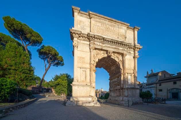 Arch of Titus (Arco di Tito), UNESCO World Heritage Site, Rome, Lazio, Italy, Europe Copyright: ProCip 1292-3293